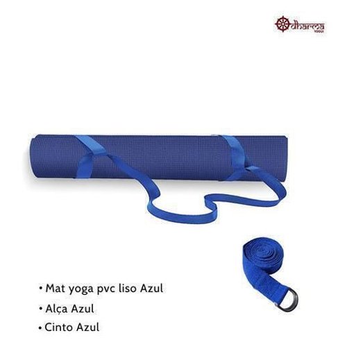 Cinto Alça de Yoga: Para transportar o tapete e alongar