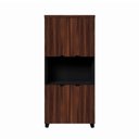 Ver imagem 2 de Armário Alto Estante para Escritório com 4 Portas e Prateleiras 80 x 45 x 160 cm F5 Office