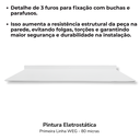 Ver mais imagens de 2 Aparadores para Livros Suporte Separador Bibliocanto + Prateleira Suspensa Multiuso 60cm Branco