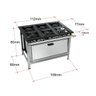 Fogão Industrial 6 Bocas 30X30 com Super Forno Metalmaq - 2