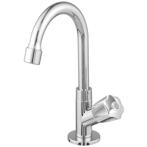 Torneira Lavatório Banheiro Bica Móvel Abs 1095 C-25 ¼ Volta:Cromado