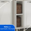 Ver imagem 6 de Balcão de Cozinha para Pia 140 Cm Star New 3 Portas 2 Gavetas Branco - Telasul