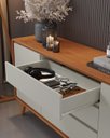 Ver imagem 5 de Buffet Sinus 2 Porta 3 Gavetas - Mv - Rei de Casa Naturalle/off White