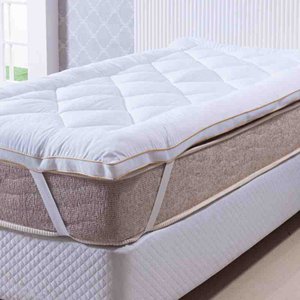 Pillow Top Toque de Plumas Solteiro Branco Niazitex 02000757bcouni