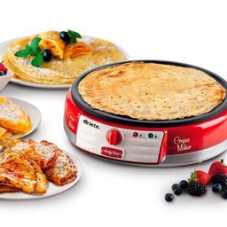 Máquina de Crepe Retrô 127v Ariete Vermelha - 4
