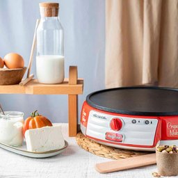 Máquina de Crepe Retrô 127v Ariete Vermelha - 5