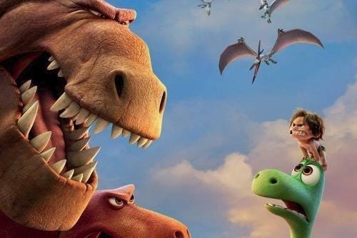 Painel Lona O Bom Dinossauro mod02 - 1,5 M X 1 M - 1