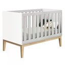 Ver imagem 4 de Jogo de Quarto Cômoda com Porta e Berço Americano Classic MDF Branco Fosco Reller Móveis