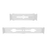 Kit 4 Organizador Divisoria De Gavetas Ajustavel Branco - 9
