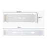 Kit 4 Organizador Divisoria De Gavetas Ajustavel Branco - 6