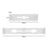 Kit 4 Organizador Divisoria De Gavetas Ajustavel Branco - 10