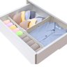 Kit 4 Organizador Divisoria De Gavetas Ajustavel Branco - 1
