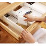 Kit 4 Organizador Divisoria De Gavetas Ajustavel Branco - 2