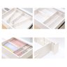 Kit 4 Organizador Divisoria De Gavetas Ajustavel Branco - 8