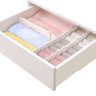 Kit 4 Organizador Divisoria De Gavetas Ajustavel Branco - 3