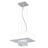 Pendente Vienna Led 1x20w 127v 6.400k Acrílico Bco 30x30cm Llum Bronzearte - 1