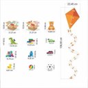 Ver imagem 2 de Régua de Crescimento Infantil Brinquedos - 1 Kit Infantil com Régua