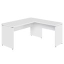 Ver imagem 4 de Escrivaninha em L Escritório Pés Painel 150cm Branco F5 Office
