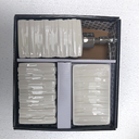 Ver imagem 3 de Kit Banheiro Decorado Lavabo Moderno Saboneteira Porcelana:branco5092