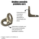 Ver imagem 6 de Prateleira U Nicho Decorativa Multiuso 100% Mdf Plancasa:azul Sereno