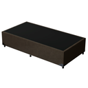 Ver imagem 2 de Cama Box Solteiro Colchão Mola Ensacada Premium + Box Suede 60x88x188 Cor:marrom