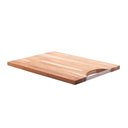 Ver imagem 2 de Tábua com Alça de Aço Inox Woodart Teca de Madeira 40cm