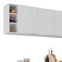 Ver imagem 6 de Armário de Cozinha Cp12 e Tampo 118cm Pérola M24 Branco - Mpozenato