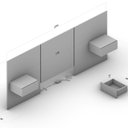 Ver imagem 3 de Cabeceira Casal com Led e 2 Mesas de Cabeceira Lumina Box