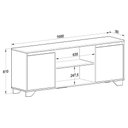 Ver imagem 2 de Rack com Painel 50" Estante em Mdp Branco com Siena