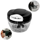 Ver imagem 3 de Mini Processador Alimentos Cortador Manual Cebola Alho 500ml