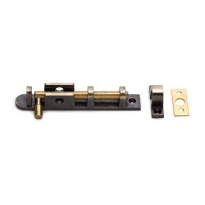 Trinco Redondo Zamac Latão Oxidado 823-04 12cm União Mundial