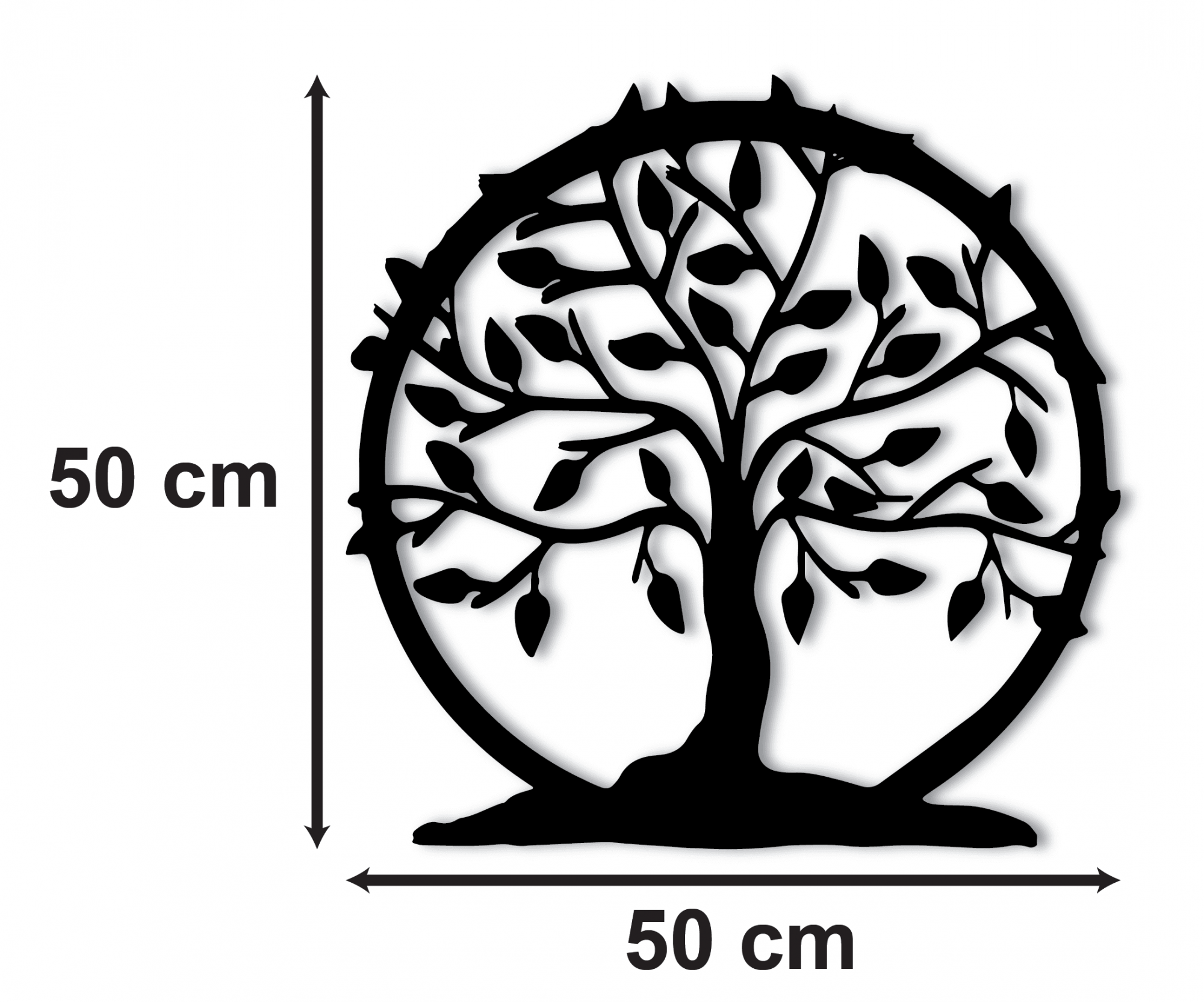 Aplique De Parede Em Mdf 6mm Vazado Mandala Árvore Da Vida - 3