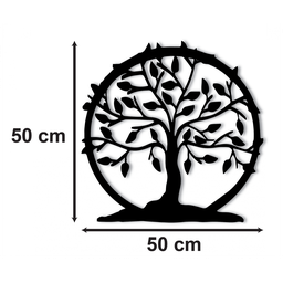 Aplique De Parede Em Mdf 6mm Vazado Mandala Árvore Da Vida - 4