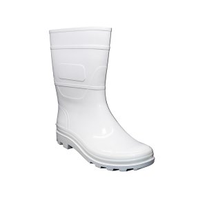 Bota Pvc C/Forro Branca Curta Cartom - 36