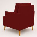 Ver imagem 3 de Kit 2 Poltronas Decorativas Serena Suede para Sala Recepção Escritório Conforto Luxo Contemporâneas