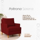 Ver mais imagens de Kit 2 Poltronas Decorativas Serena Suede para Sala Recepção Escritório Conforto Luxo Contemporâneas