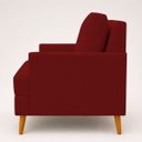 Ver imagem 2 de Kit 2 Poltronas Decorativas Serena Suede para Sala Recepção Escritório Conforto Luxo Contemporâneas