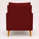 Ver imagem 4 de Kit 2 Poltronas Decorativas Serena Suede para Sala Recepção Escritório Conforto Luxo Contemporâneas