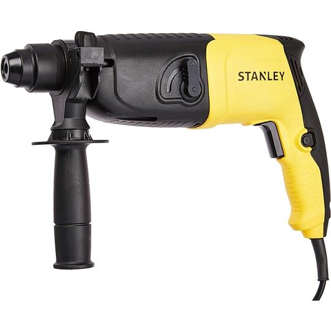 Martelete Perfurador Stanley Sds Plus Com 1,34j Ideal Para Furos Em Alvenaria E Concreto Com Maleta 