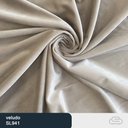 Ver imagem 3 de Poltrona Giratória 127cm Golden Veludo Bege - Sallar Home