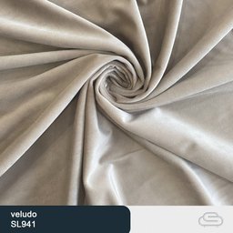 Poltrona Giratória 127cm Golden Veludo Bege - Sallar Home - 3