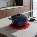 Ver imagem 2 de Descanso de Panela em Silicone Premium 19cm – Ultra Resistente, Pesado e Antiderrapante
