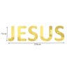 Palavra em Acrílico Espelhado "jesus" - Modelo 2 com 70cm Altura Dourado - 2