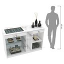 Ver mais imagens de BALCÃO VITRINE EXPOSITOR 2 GAVETAS M518.B (LOJA, COMÉRCIO) MUNDI MOVEIS