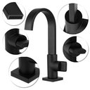 Ver imagem 2 de Torneira Lavatório/banheiro Black Bica Móvel Slim Quadrada