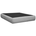 Ver imagem 1 de Base Cama Box Orgânica Moscou 140cm Casal Bouclê - Sofa Store:bouclê Cinza Claro