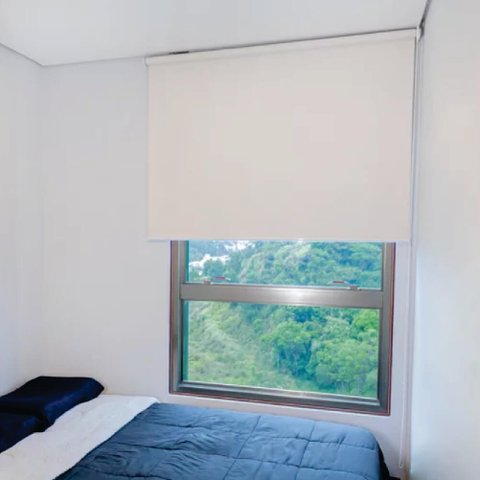 Persiana Rolo Blackout Pinpoint Bege - 1,50m x 2,30m