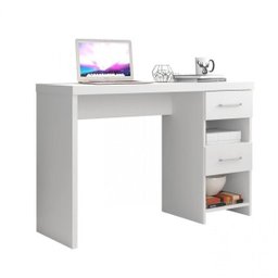 Escrivaninha Duna 2 Gavetas 108cm Branca - 2