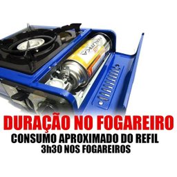 Fogão Portátil Nautika Fogareiro Com Maleta 2 Gas + Canivete - 4