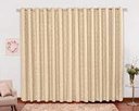Ver imagem 1 de cortina jacquard semi blackout em tecido palha 3,00x2,80
